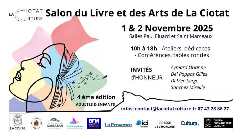 Josiane Gontard au Salon du Livre et des Arts de La Ciotat les 1er et 2 novembre 2025